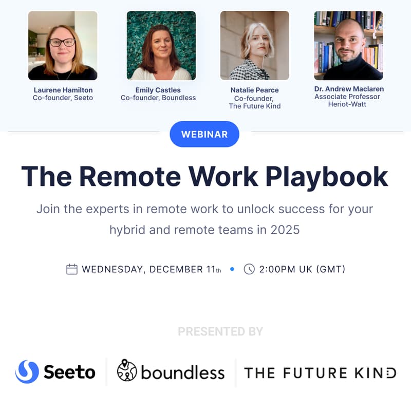 The Remote Work Playbook