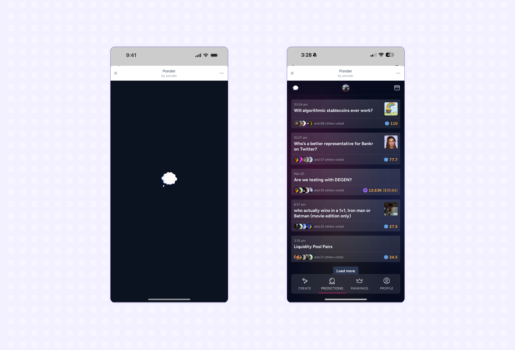 Warpcast account verification and mini-apps interface