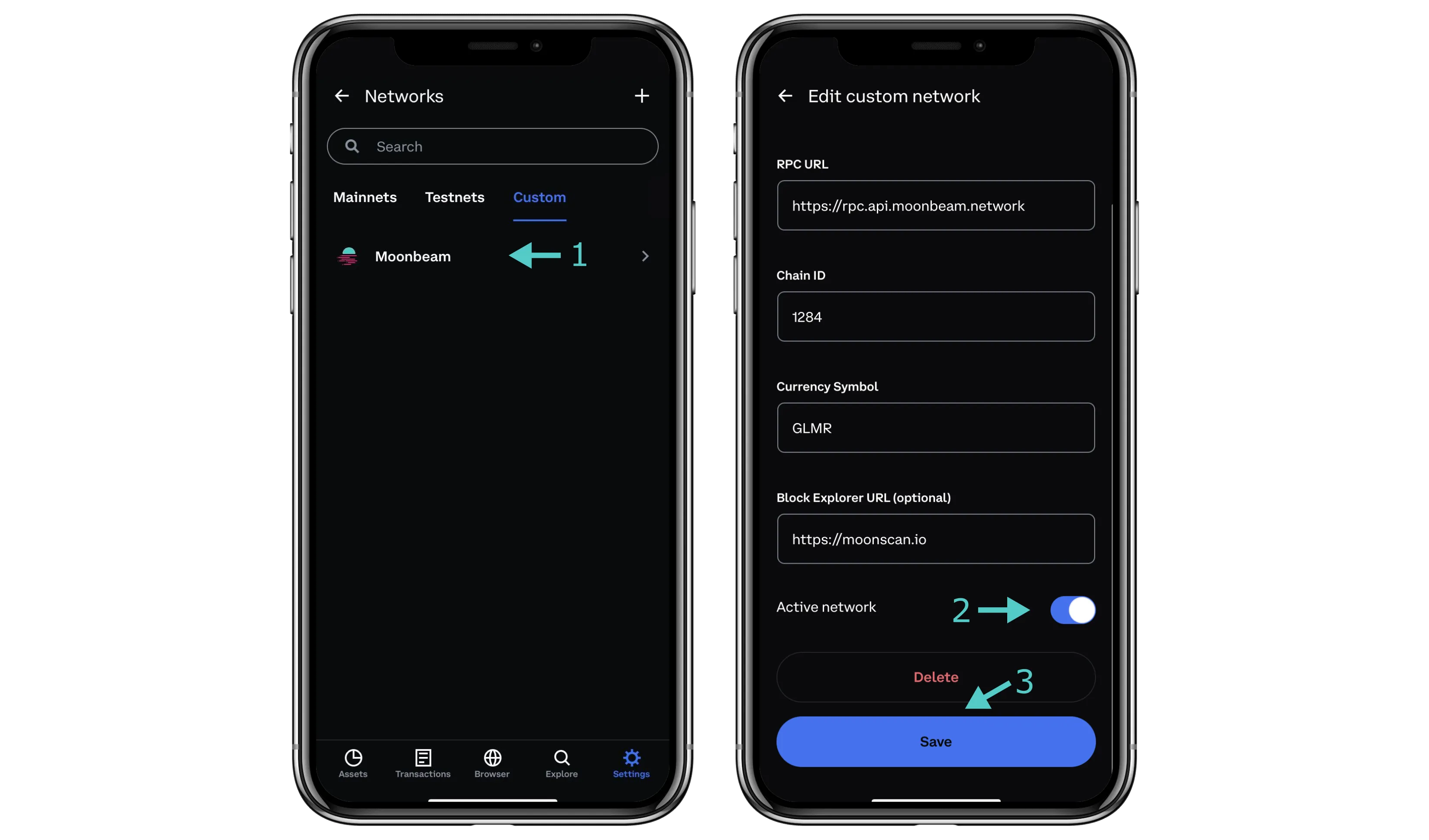 Coinbase Wallet interface Base blockchain integration