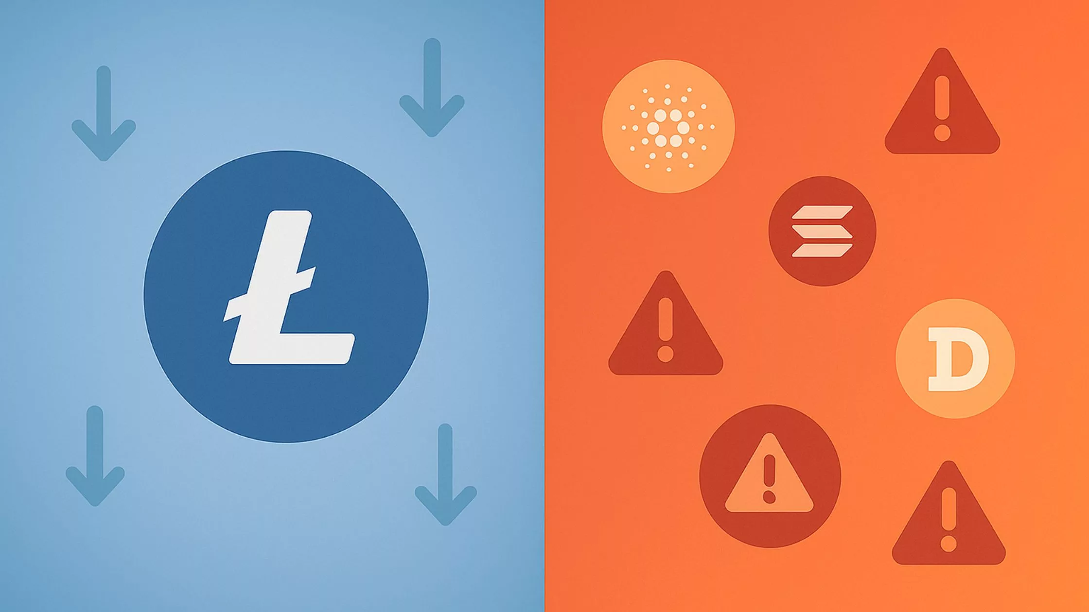 crypto volatility risk icon