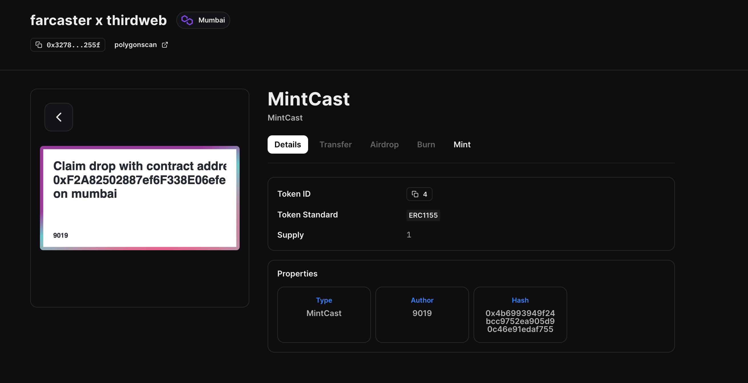 Ethereum wallet authentication on Farcaster