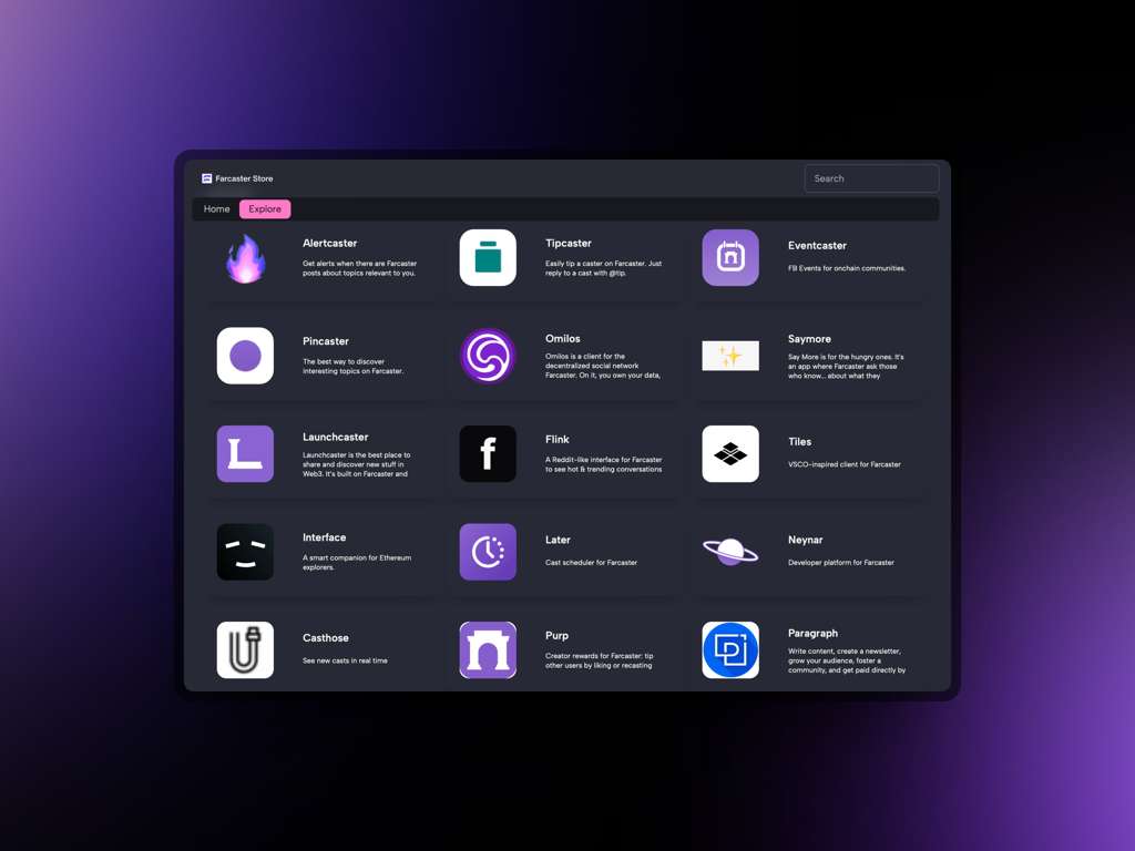 Farcaster Dune on-chain analytics dashboard